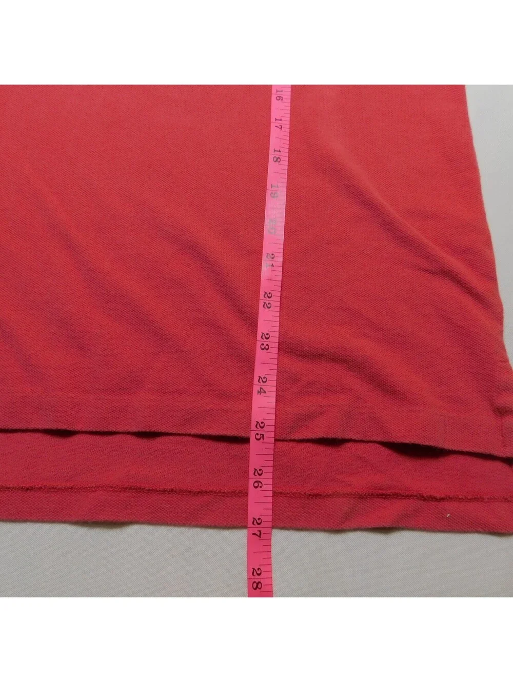 Polo Ralph Lauren Shirt Boys XL 18-20 Coral Pink Red Green Pony Golf Polo Tee